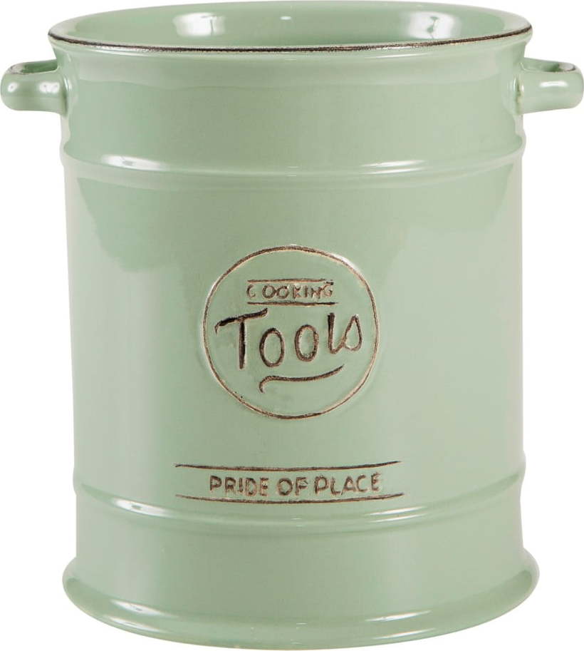 Zelená keramická dóza na kuchyňské náčiní T&G Woodware Pride Of Place T&G Woodware