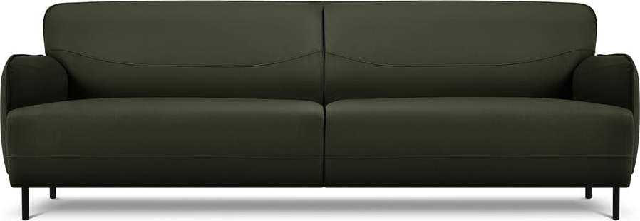 Zelená kožená pohovka Windsor & Co Sofas Neso