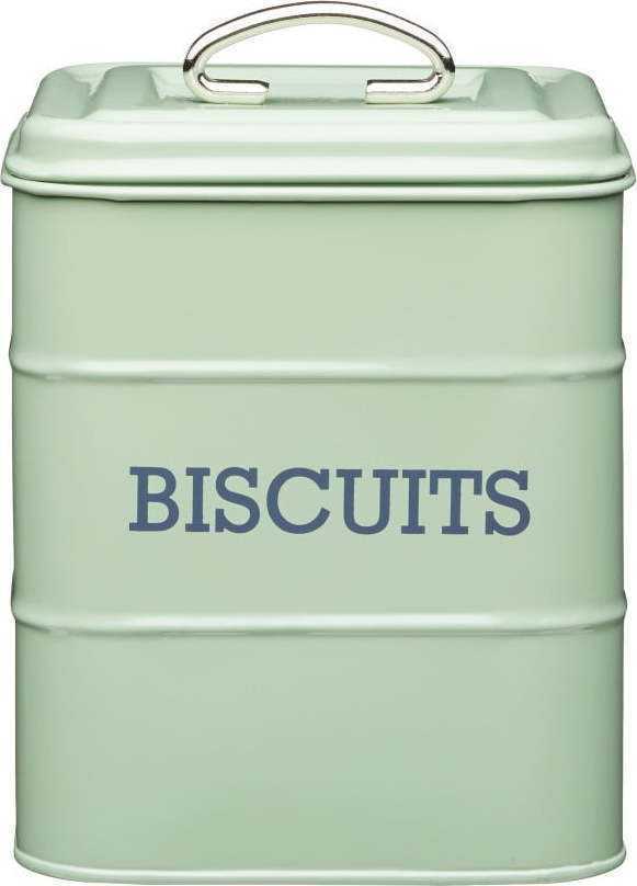 Zelená plechová dóza na sušenky Kitchen Craft Nostalgia Kitchen Craft