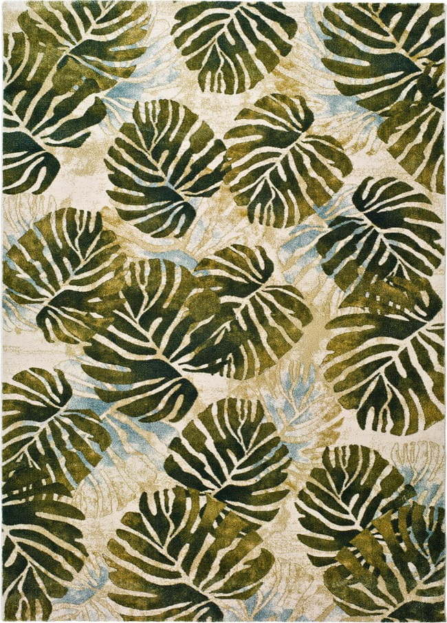 Zeleno-béžový koberec Universal Tropics Multi