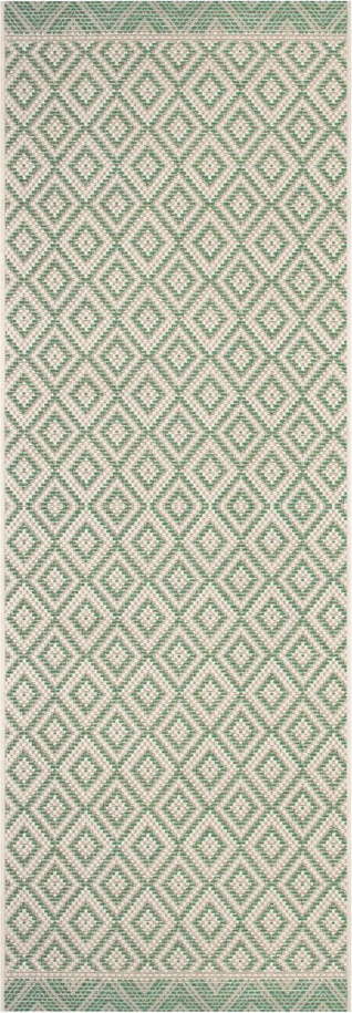 Zeleno-béžový venkovní běhoun Ragami Porto