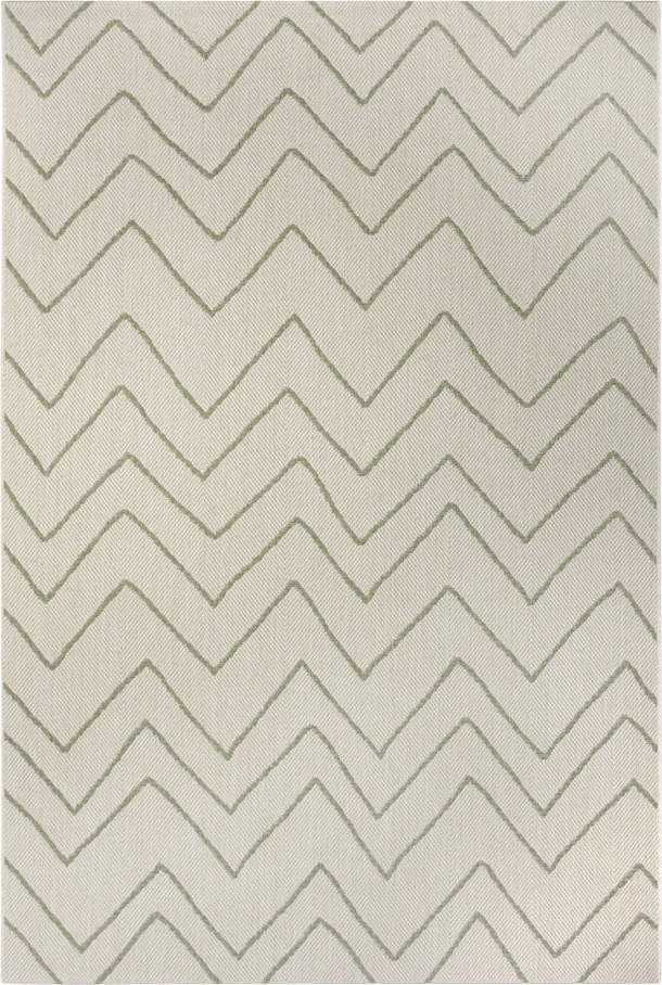 Zeleno-béžový venkovní koberec Ragami Lisbon