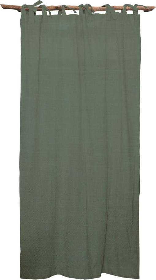 Zelený závěs Really Nice Things Cortina Hogar Green Really Nice Things