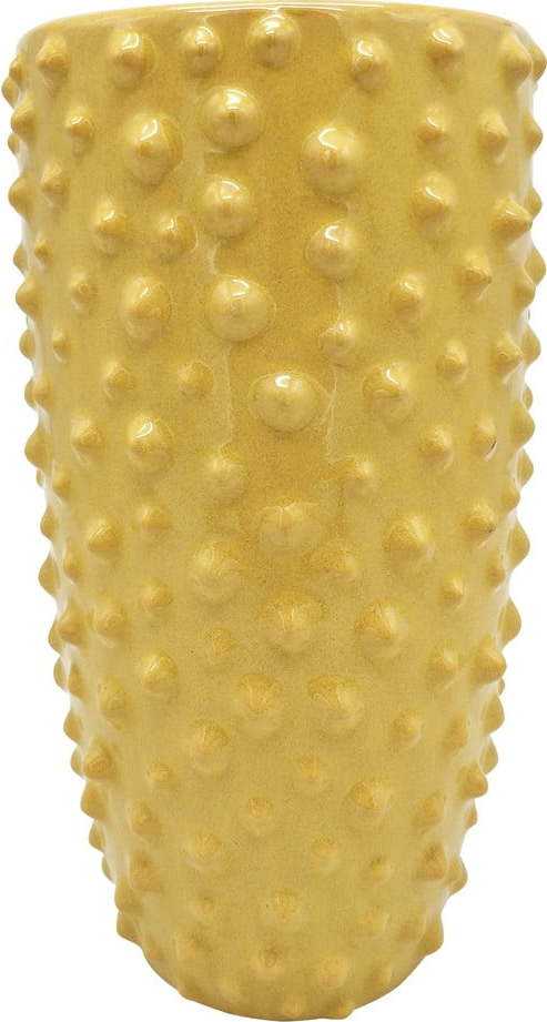 Žlutá keramická váza PT LIVING Spotted
