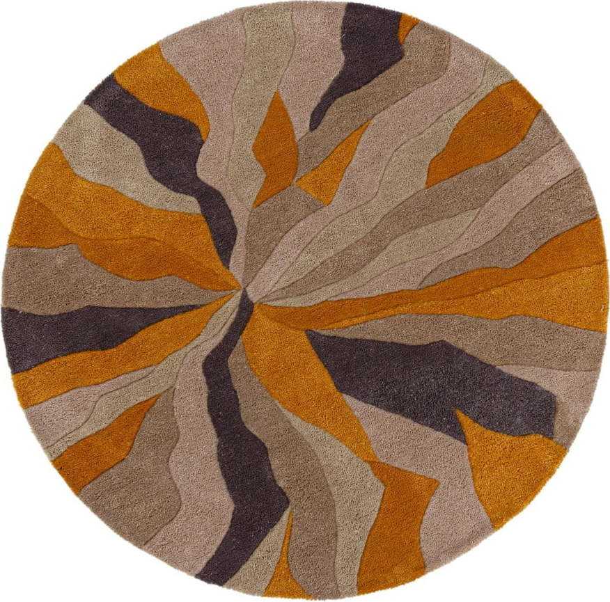 Žlutý koberec Flair Rugs Splinter