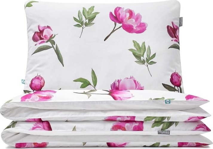 Bavlněné povlečení na jednolůžko Mumla Peonies