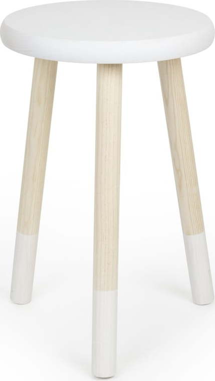 Bílá stolička na sezení Really Nice Things Socks Really Nice Things