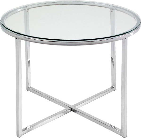 Chromovaný odkládací stolek Actona Cross