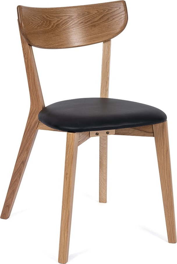 Jídelní židle z dubového dřeva s černým sedákem Arch - Bonami Essentials Bonami Essentials