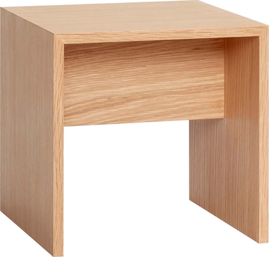 Odkládací stolek z dubového dřeva Hübsch Less