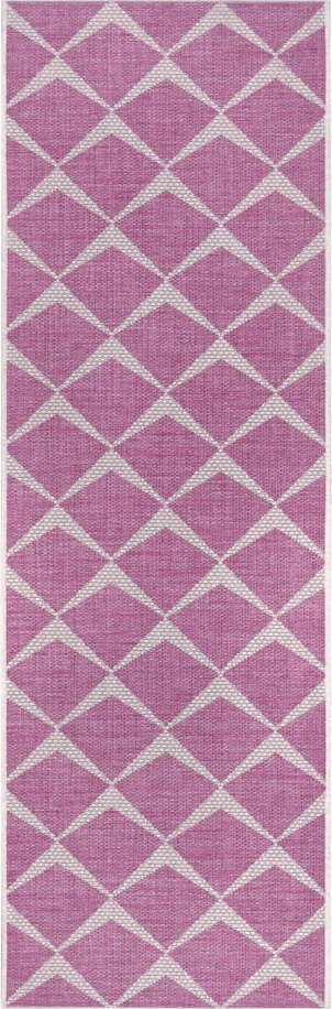 Růžovo-béžový venkovní běhoun NORTHRUGS Escala