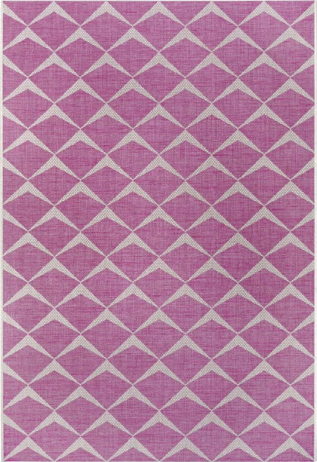 Růžovo-béžový venkovní koberec NORTHRUGS Escala