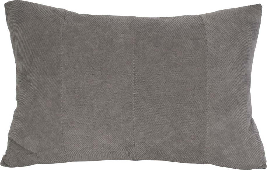 Šedý sametový polštář PT LIVING Velvet