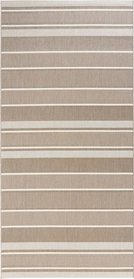 Béžový venkovní koberec NORTHRUGS Strap