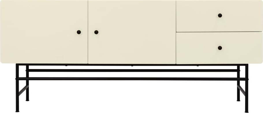 Bílá nízká komoda 68.5x68.5 cm Cocktail - Tenzo Tenzo