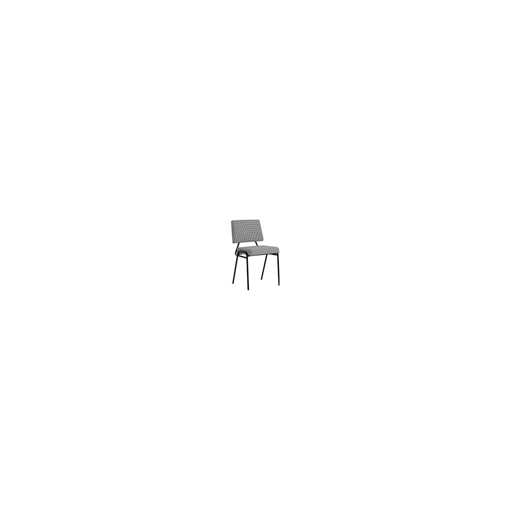 Bílo-černá jídelní židle Simple - CustomForm CustomForm