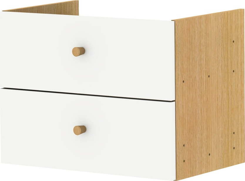 Bílý modulární policový systém 43x33 cm Z Cube - Tenzo Tenzo