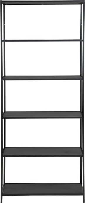 Černý regál 77x185 cm Seaford - Actona Actona