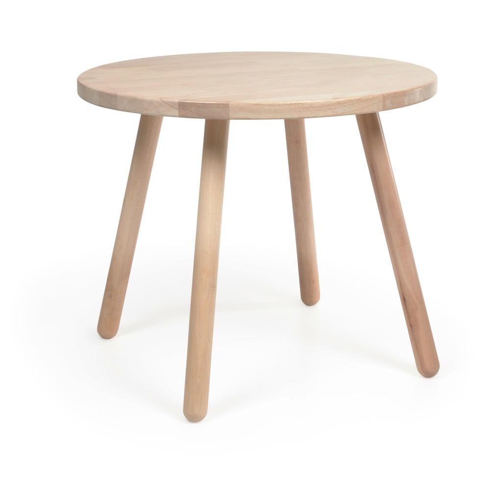 Dětský stůl z kaučukového dřeva Kave Home Dilcia