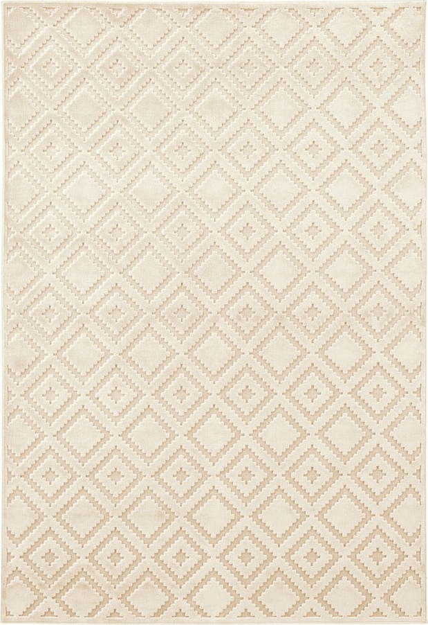 Krémový koberec z viskózy Mint Rugs Iris