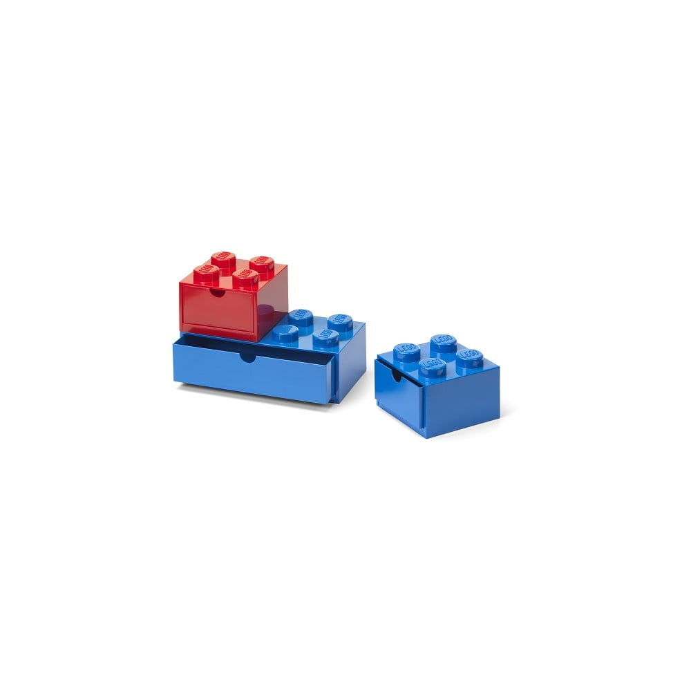 Plastové dětské úložné boxy v sadě 3 ks Multi-Pack - LEGO® LEGO