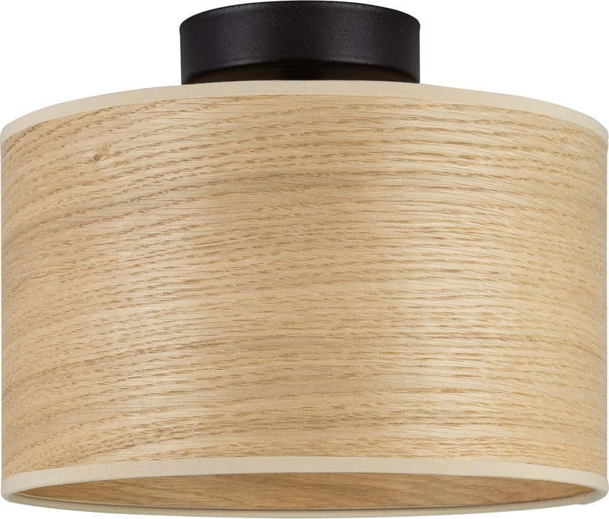 Stropní svítidlo z dubové dýhy Sotto Luce TSURI S