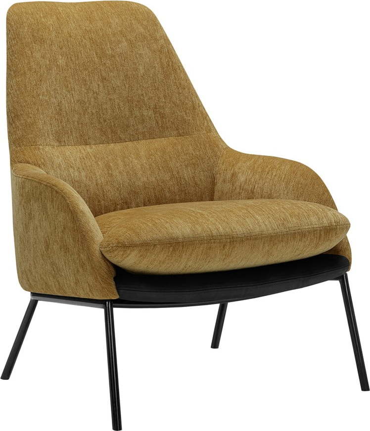 Tmavě žluté křeslo Holly - Sits Sits