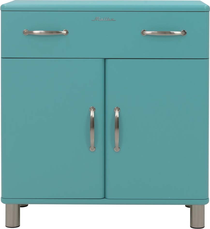 Tyrkysová vysoká komoda 86x92 cm Malibu - Tenzo Tenzo