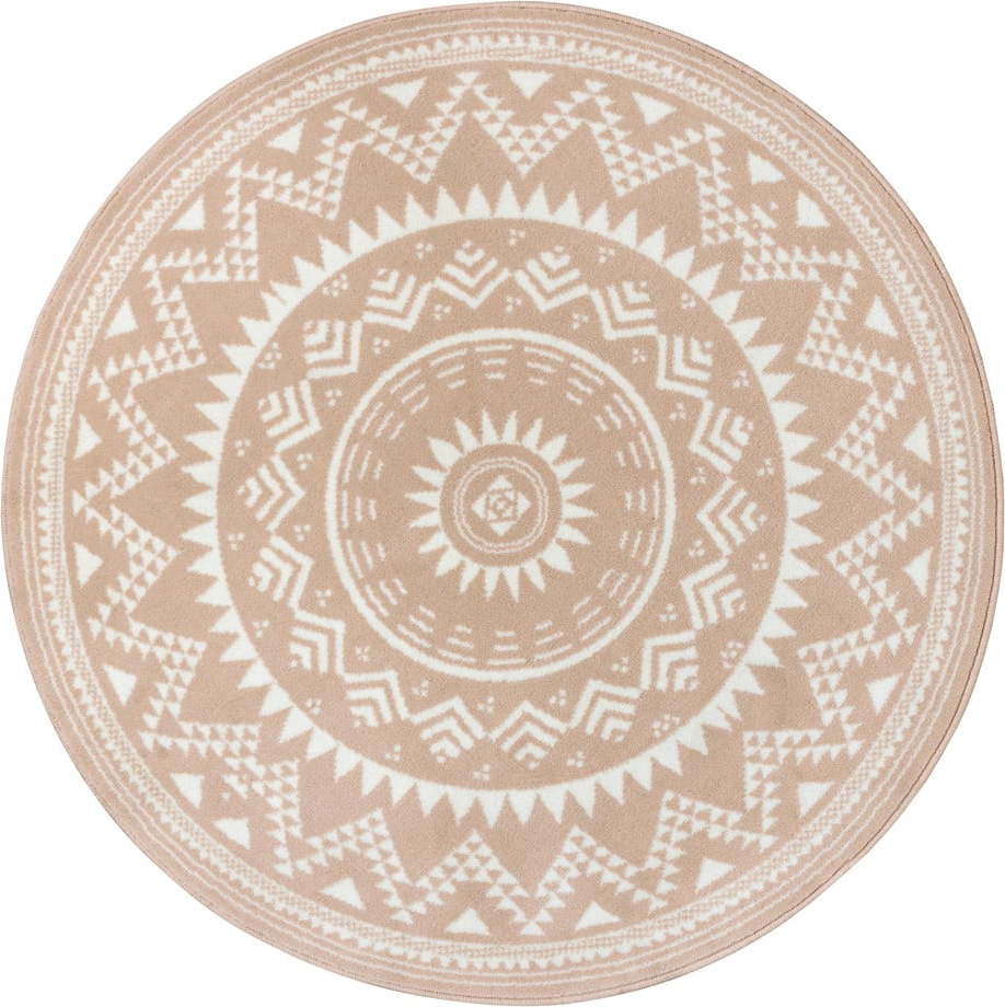 Béžový kulatý koberec ø 140 cm Valencia - Hanse Home Hanse Home