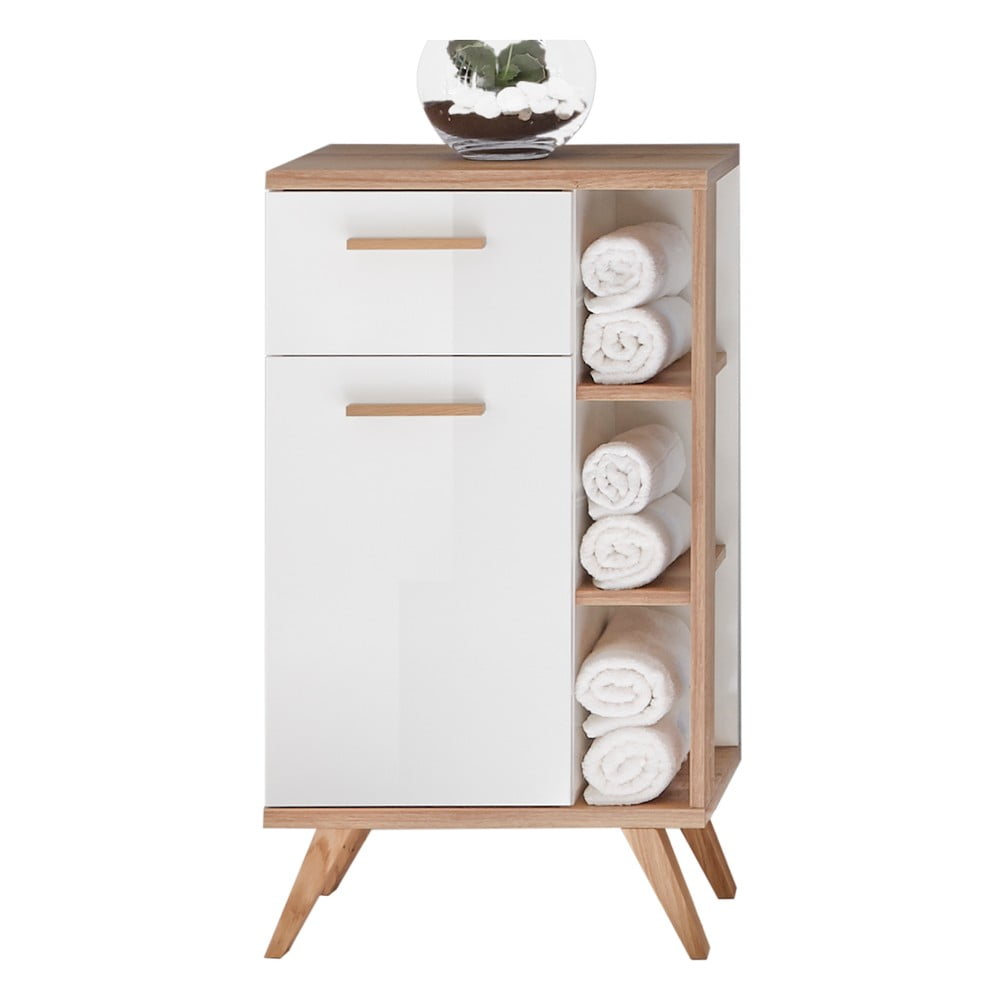 Bílá nízká koupelnová skříňka 51x90 cm Set 923 - Pelipal Pelipal