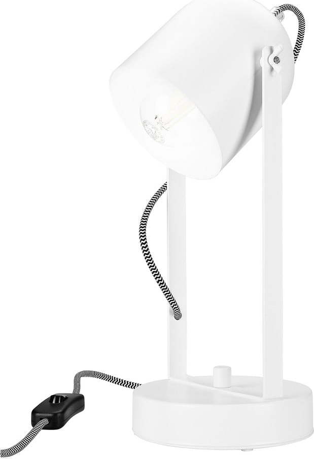 Bílá stolní lampa - LAMKUR LAMKUR