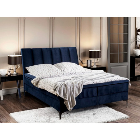 Čalouněná postel ALABAMA rozměr 120x200 cm Levá Černá KOLA