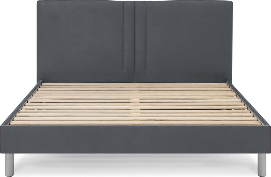 Černá čalouněná dvoulůžková postel s roštem 160x200 cm Kerry - Bobochic Paris Bobochic Paris