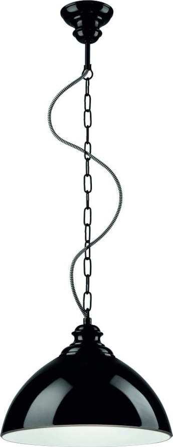 Černé závěsné svítidlo LAMKUR Rainy LAMKUR