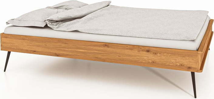 Dvoulůžková postel z dubového dřeva 160x200 cm Kula - The Beds The Beds
