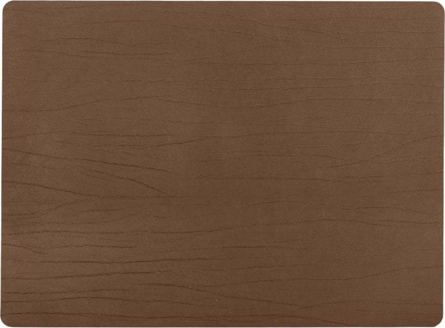 Hnědé prostírání z recyklované kůže ZicZac Titane