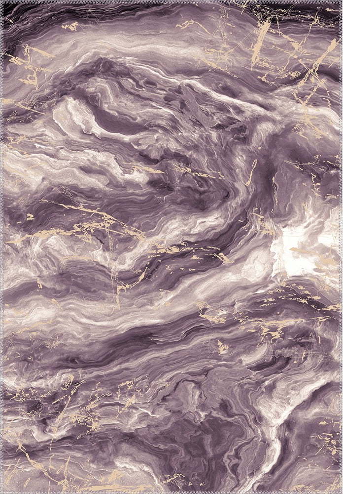 Hnědý koberec Vitaus Lina