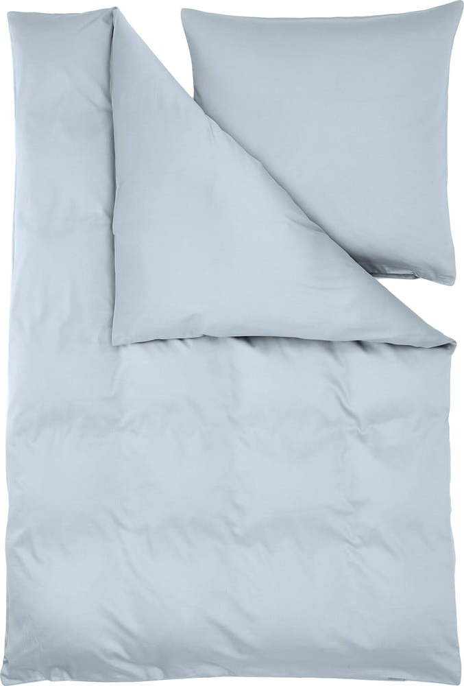 Modré povlečení z bavlněného saténu 200x135 cm Comfort - Westwing Collection Westwing Collection