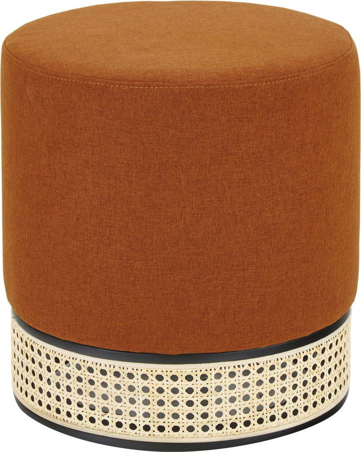 Oranžový puf Westwing Collection Mara Westwing Collection