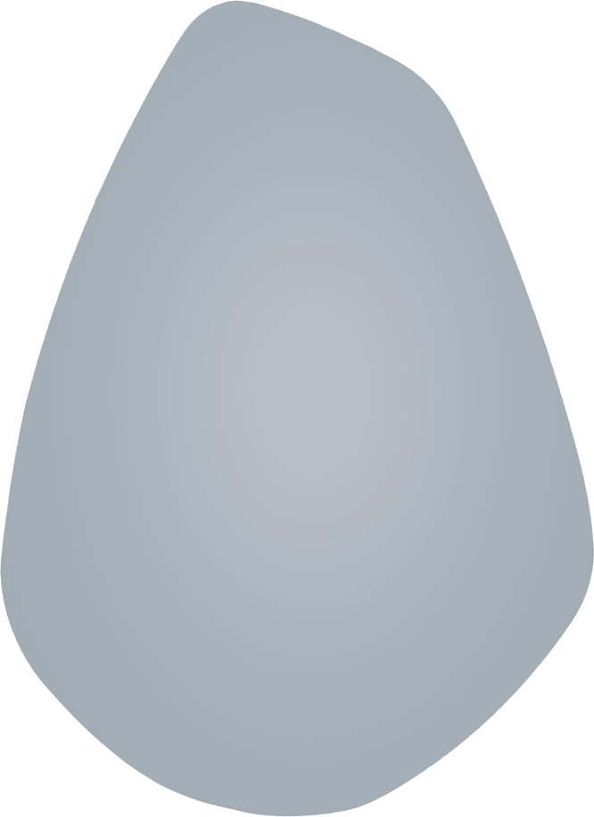 Šedé nástěnné zrcadlo PT Living Organic Oval