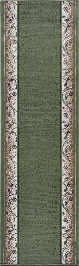 Zelený koberec běhoun 350x80 cm Plant - Hanse Home Hanse Home
