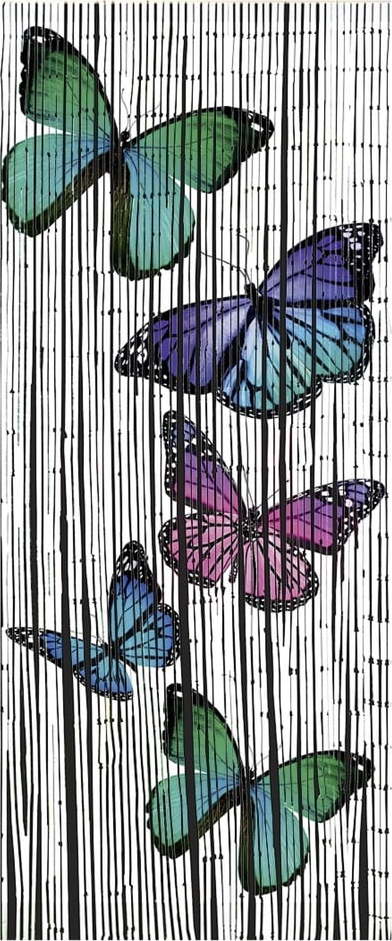 Bambusový závěs do dveří 200x90 cm Butterflies - Maximex Maximex