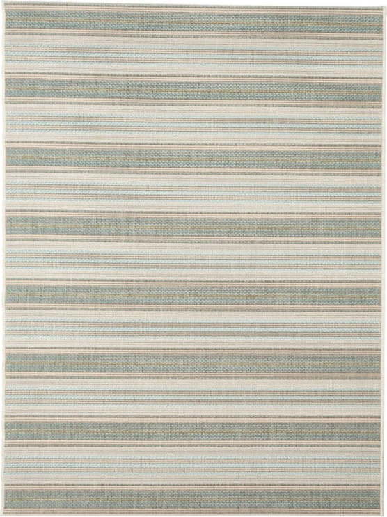 Béžovo-zelený venkovní koberec Floorita Riga