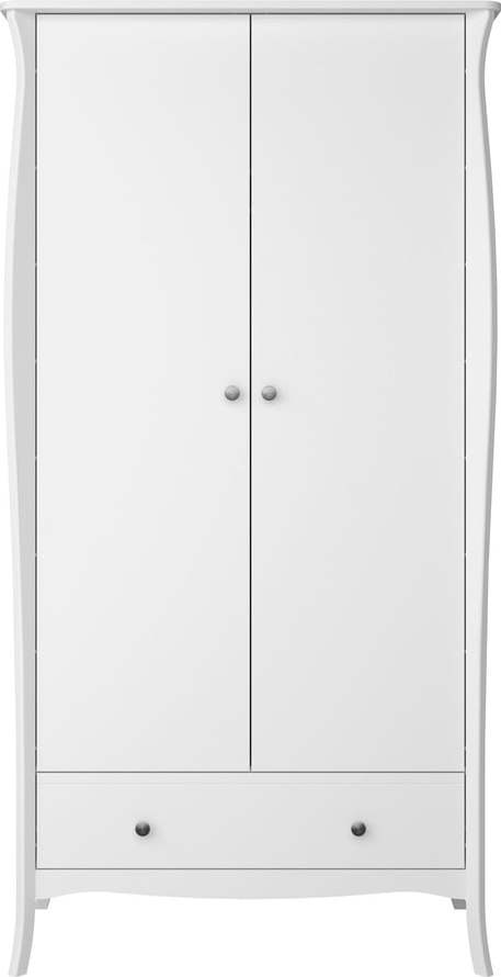 Bílá šatní skříň 99x192 cm Baroque - Tvilum Tvilum