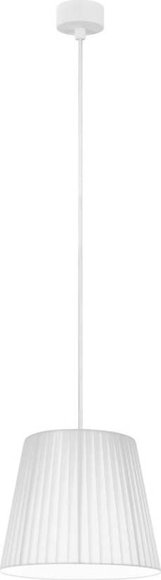 Bílé závěsné svítidlo s bílým kabelem Sotto Luce Kami