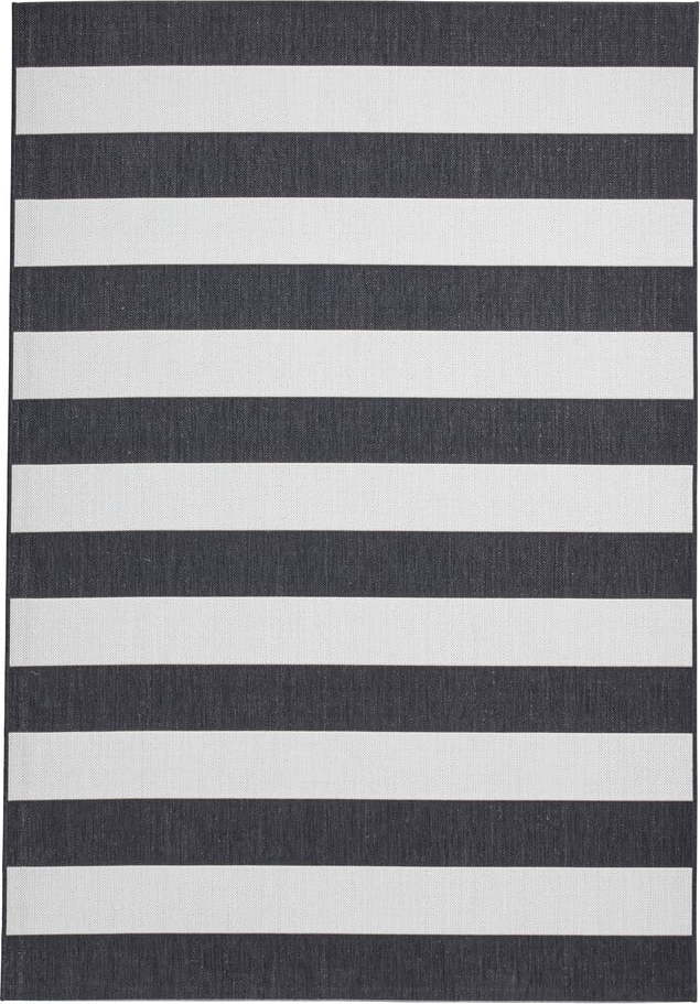 Bílý/černý venkovní koberec 170x120 cm Santa Monica - Think Rugs Think Rugs