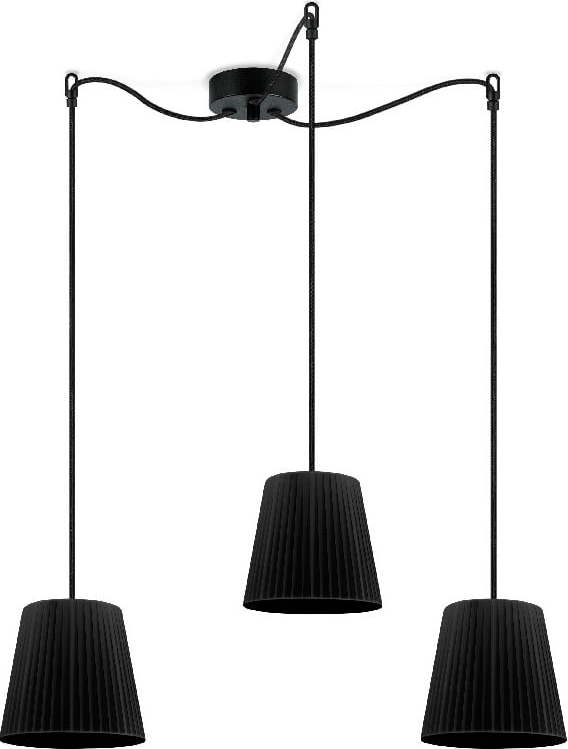 Černé závěsné svítidlo Sotto Luce KAMI Elementary S 3S Sotto Luce