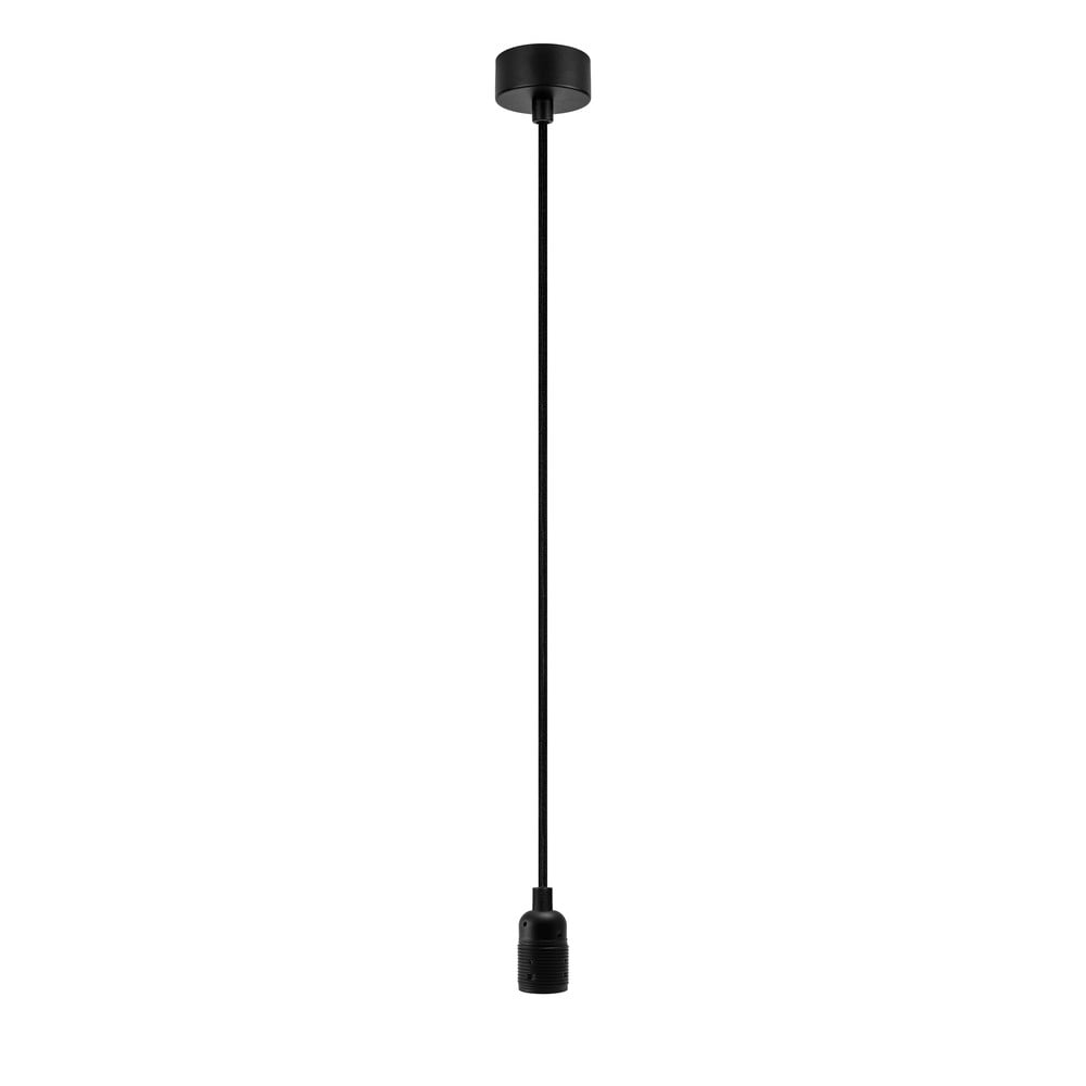 Černé závěsné svítidlo bez stínidla Bulb Attack Uno Sotto Luce