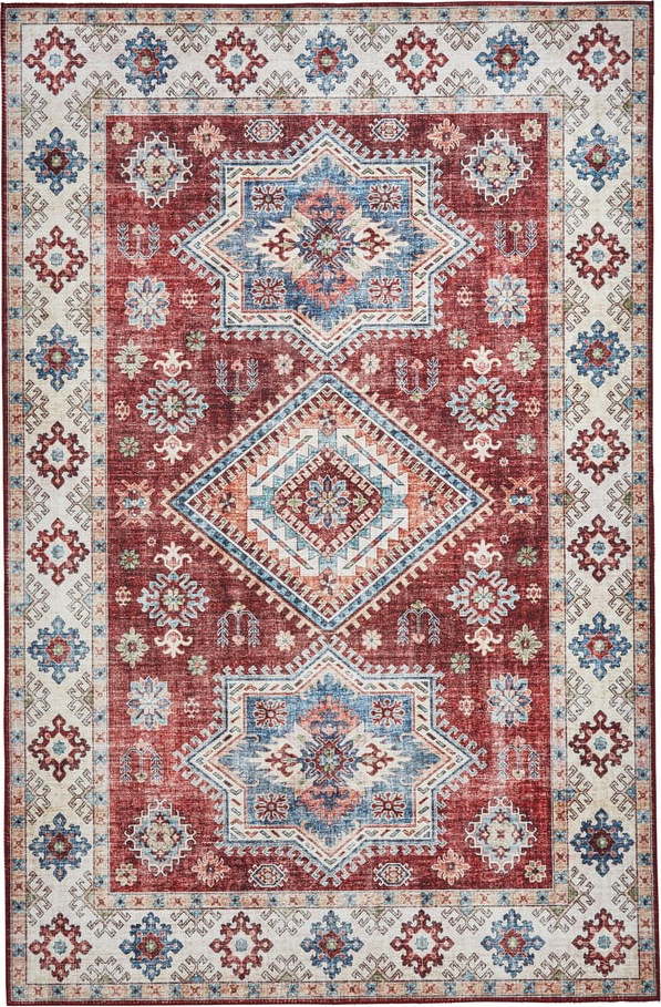 Červený/béžový koberec 170x120 cm Topaz - Think Rugs Think Rugs