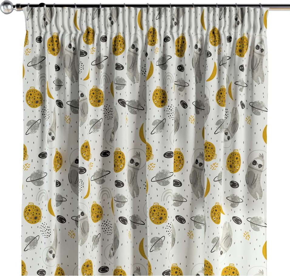 Dětský závěs 260x130 cm Magic - Yellow Tipi Yellow Tipi